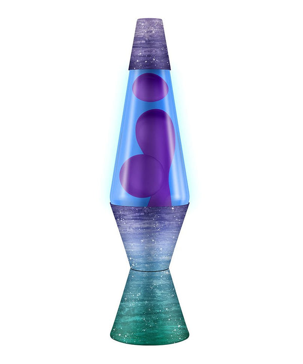 Lava Lamp - Silver and Purple
