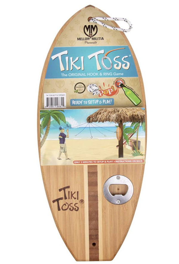 Tiki Toss Surf The Original Hook & Ring Game