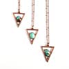 Southwest Turquoise Triangle Necklace