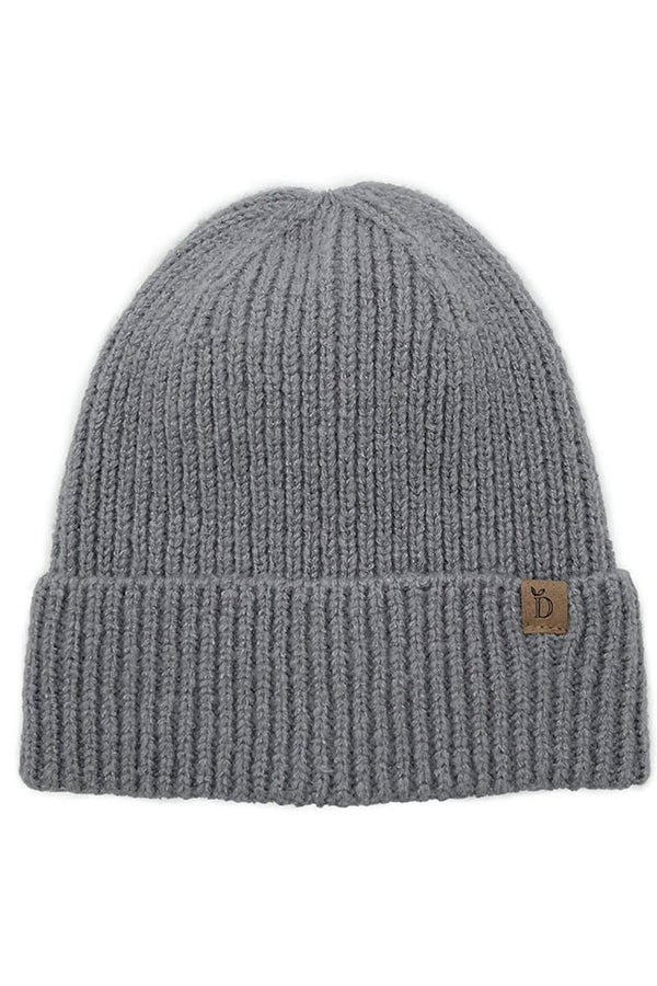 Ribbed Knit Cuff Beanie
