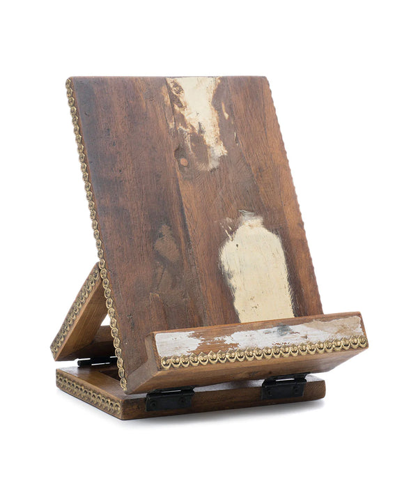 Puri Beach House Mango Wood Collapsible Tablet and Book Stand