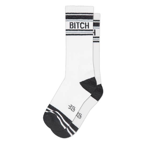 Bitch Ribbed Gym Socks