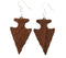 Arrowhead Wooden Earrings