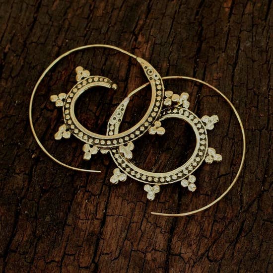 Snake Spiral Earrings