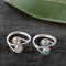 Double Moonstone Ring-Sterling Silver