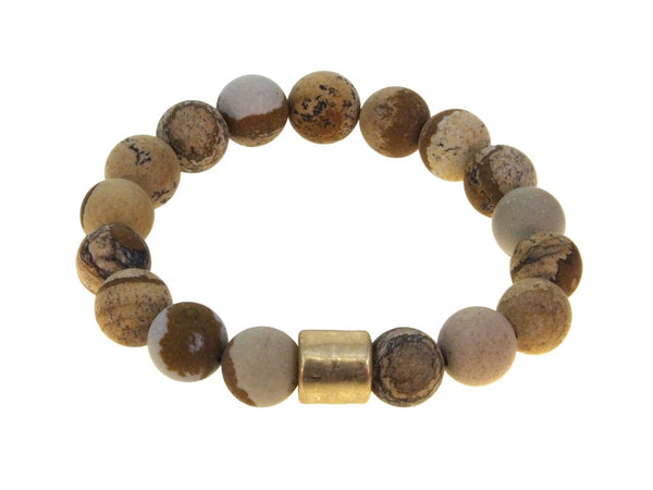 Semi Precious Bead Bracelet