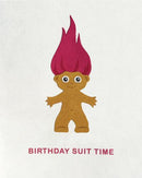 Birthday Suit Time Card