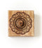 Mandala Handcrafted Mango Wood Keepsake Box with Brass Accents