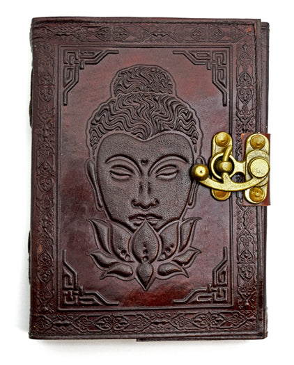 Buddha Lotus Leather Journal