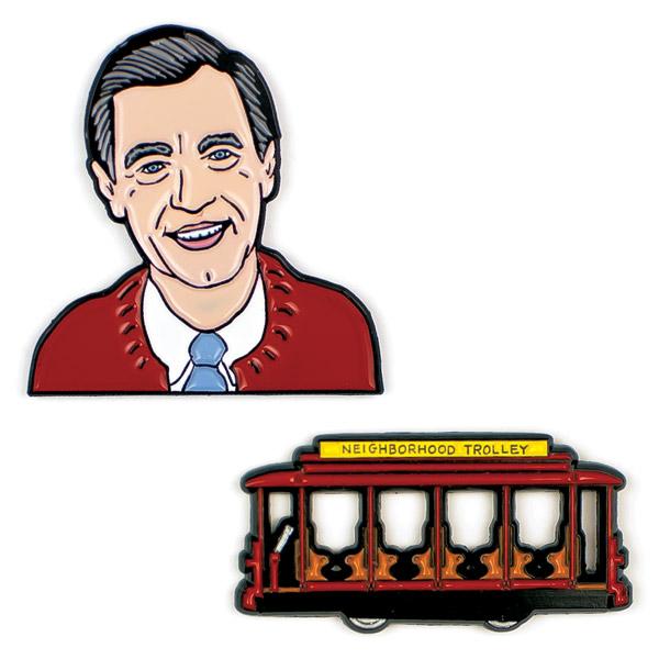 Mister Rogers & Trolley Pins