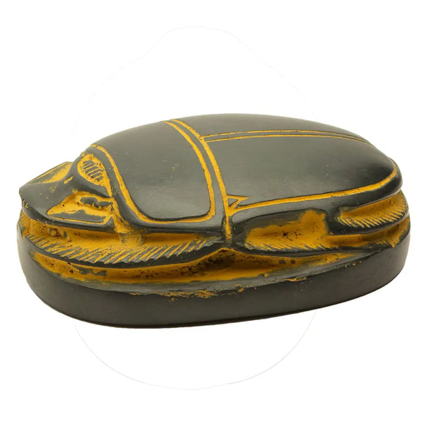 Scarab Paperweight Antique Gold - 3.25"