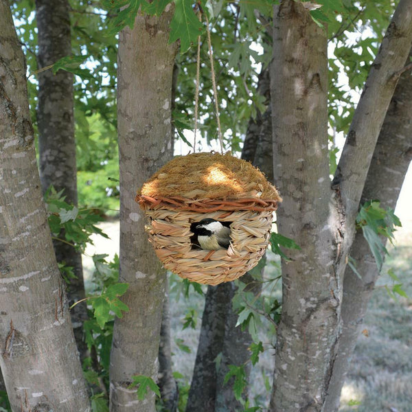 Songbird Essentials Hanging Round Roosting Pocket Birdhouse