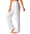 Wide Leg Cotton Pants - White