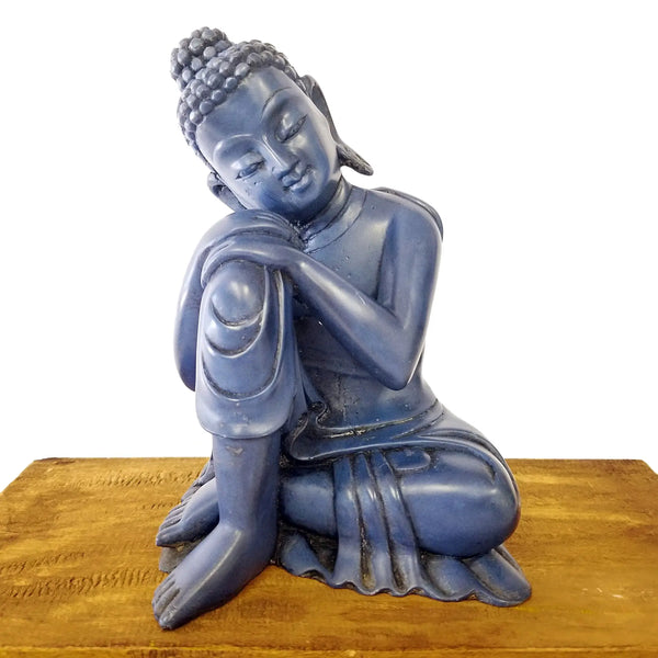 Peaceful Blue Resting Buddha