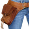 Leather Side Satchel Hip Bag