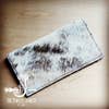 Hair-on-Hide Leather Wallet - Mixed Brindle