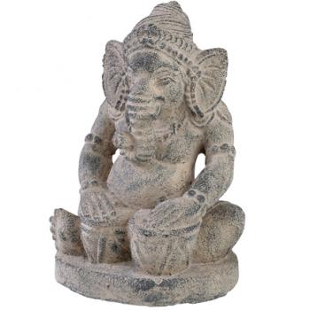 Stone Ganesh Statue - Grey