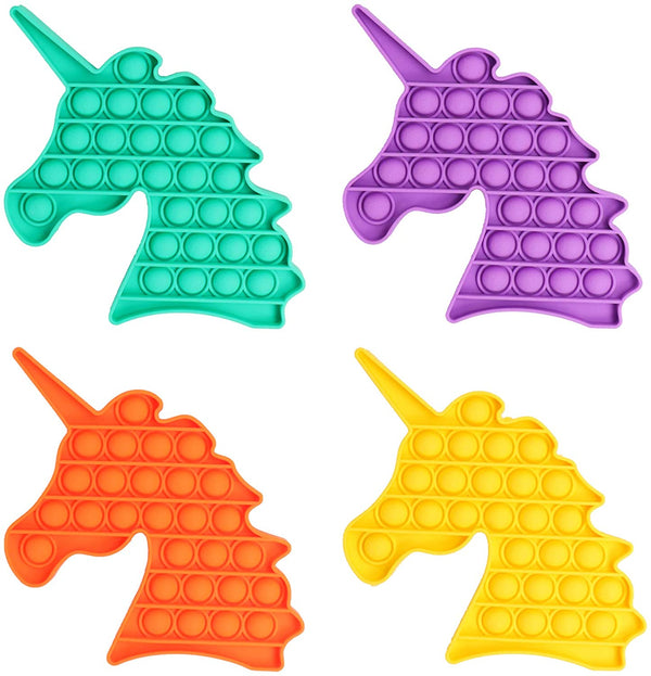 Assorted Color Unicorn Bubble Pop Fidget