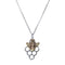 Chain with Honeycomb and Bee Charm Pendant