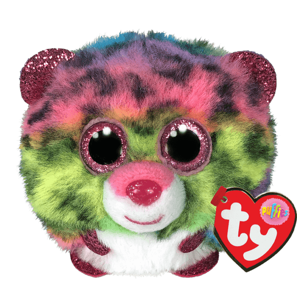 Dotty-Multicolor Leopard Puffies