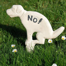NO! Sorry Pooch,Not In This Yard! Cast Iron Yard Sign