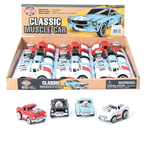 Muscle Car Vehicle Die Cast Pull Back