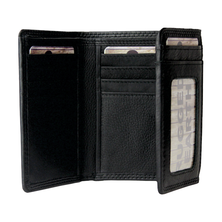 Rugged Earth Men’s Trifold Leather Wallet