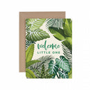 Foliage Welcome Little One Greeting Card