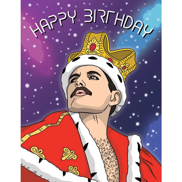 Freddie Mercury Happy Birthday Card