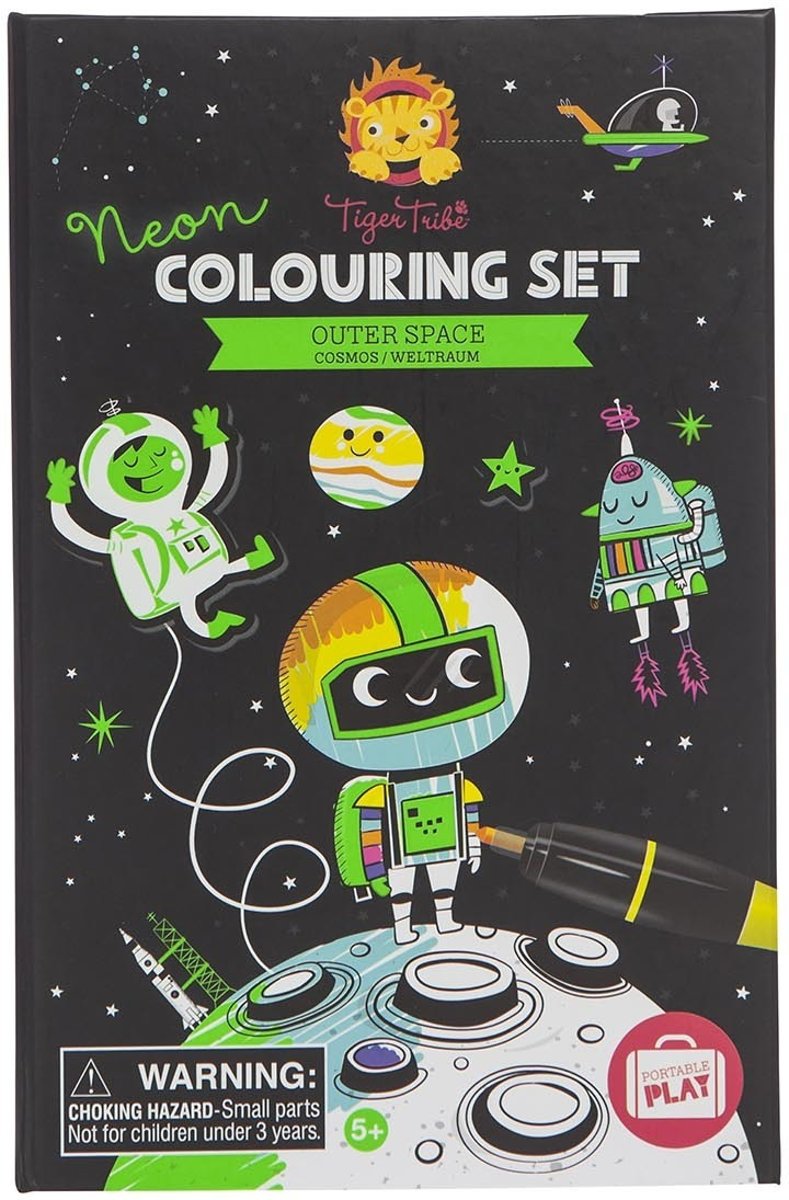 Schylling Outer Space Colouring Set