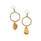 Gold Plated Geometric Earrings