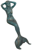 Sitting Mermaid-Verdigris