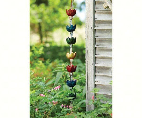 Lily Cup Multicolor Rain Chain