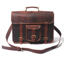 Loculus Buffalo Leather Satchel Messenger Bag