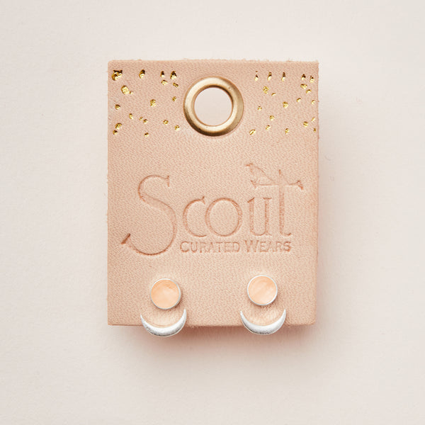 Stone Moon Phase Ear Jacket