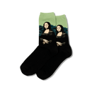 Men's Mona Da Vinci's Mona Lisa Crew Socks