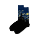 Hot Sox Men's Starry Night Socks