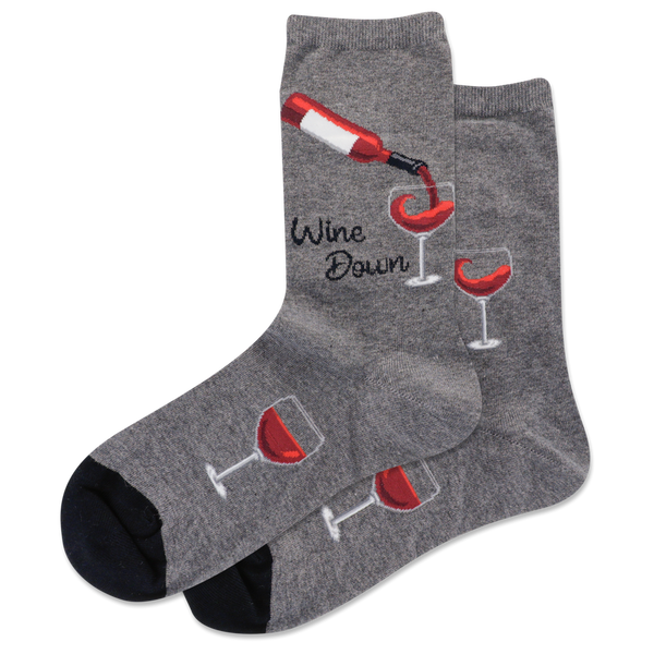 Women's Wine Down Crew Sock