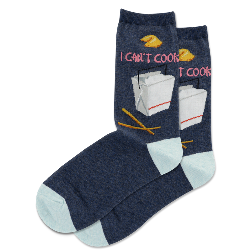 Women's I Can't Cook Crew Socks