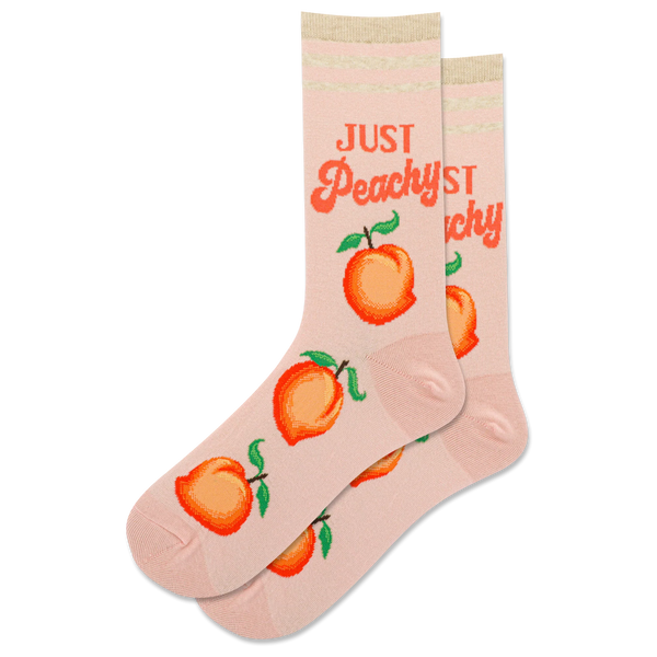 Just Peachy Women's Crew Sock