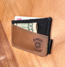 Leather Single Wallet — Sunbeam General Logo