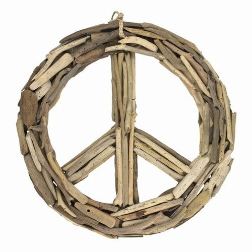 World Buyers Driftwood Peace Sign