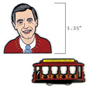 Mister Rogers & Trolley Pins