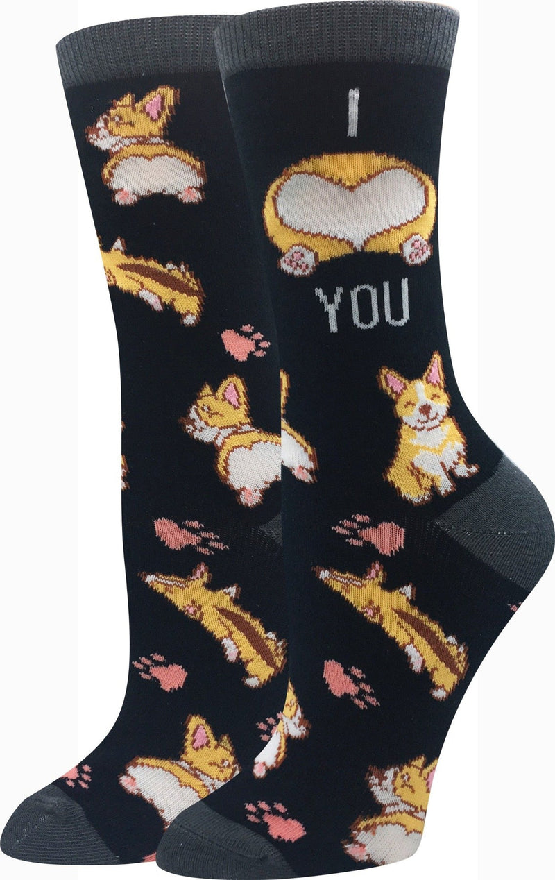 Corgi Sploot Socks