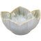 Lotus Cup Olive on Ecru Glazed Ceramic