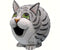 Grey Tabby Cat Gord-O Birdhouse