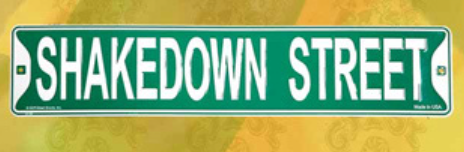The Grateful Dead Shakedown Street Sign