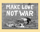 Make Love Not War Magnet