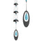 Woodstock Temple Bells Turquoise Wind Chime