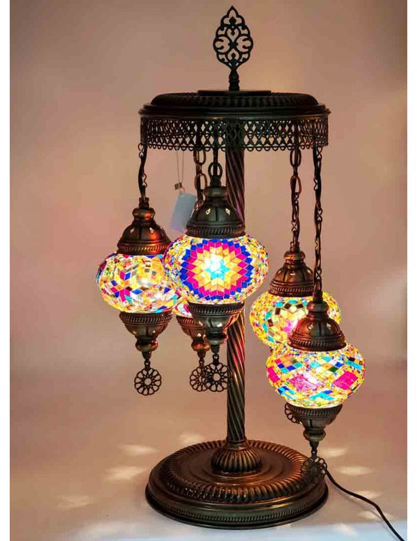 Mosaic Table Lamp-Set of 5